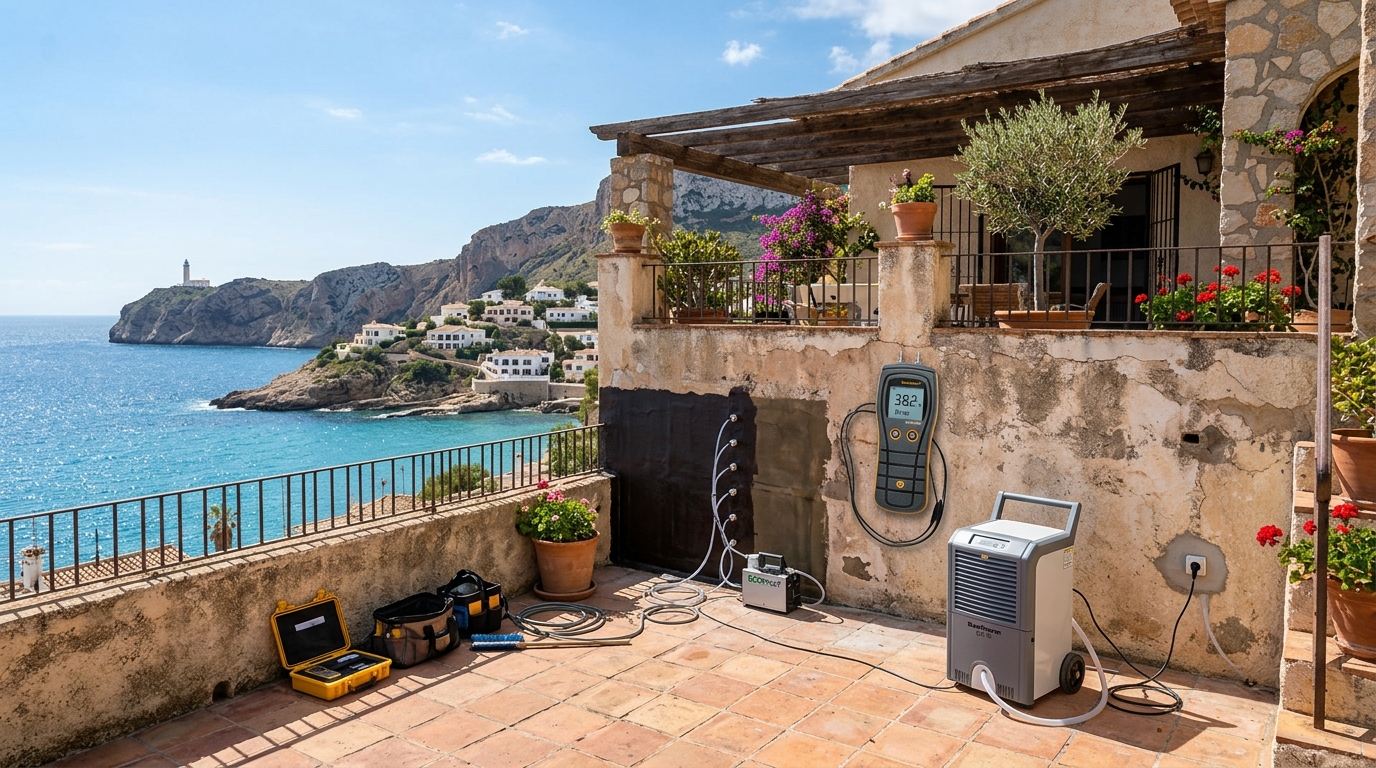 Vochtbestrijding & Schimmelbehandeling voor expats in Alfaz del Pi, Costa Blanca, Spanje