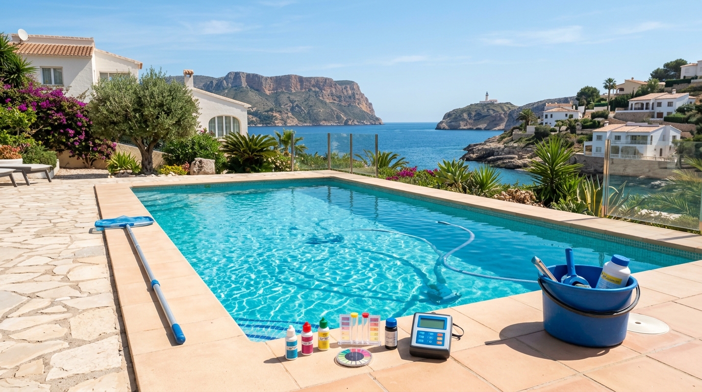 Zwembadonderhoud voor expats in Alfaz del Pi, Costa Blanca, Spanje