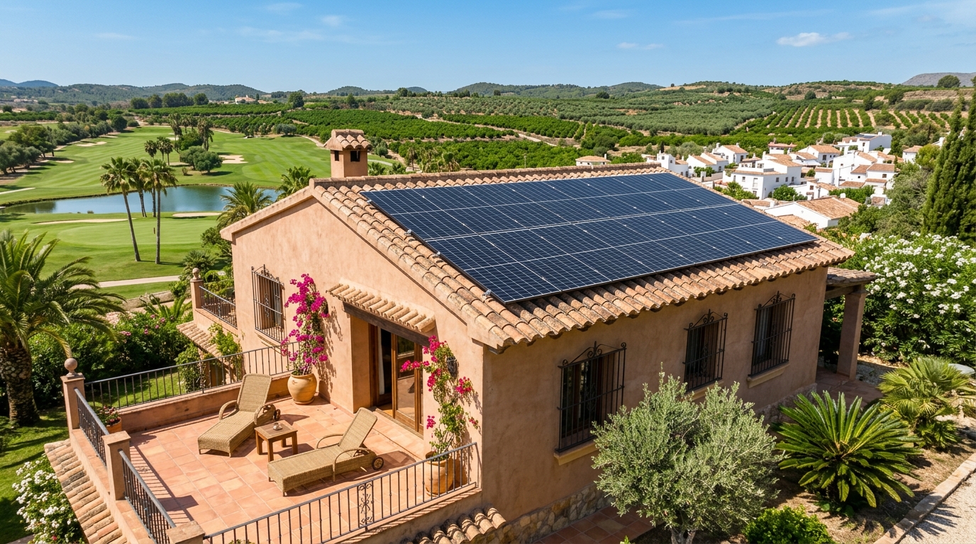 Zonnepanelen Installatie voor expats in Algorfa, Costa Blanca, Spanje