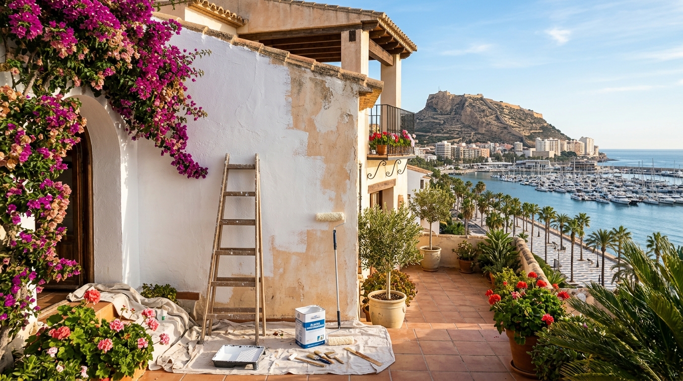 Schilder- & Decoratiewerk voor expats in Alicante, Costa Blanca, Spanje