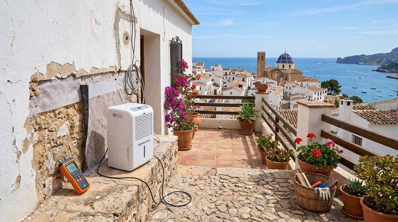 Vochtbestrijding & Schimmelbehandeling voor expats in Altea, Costa Blanca, Spanje