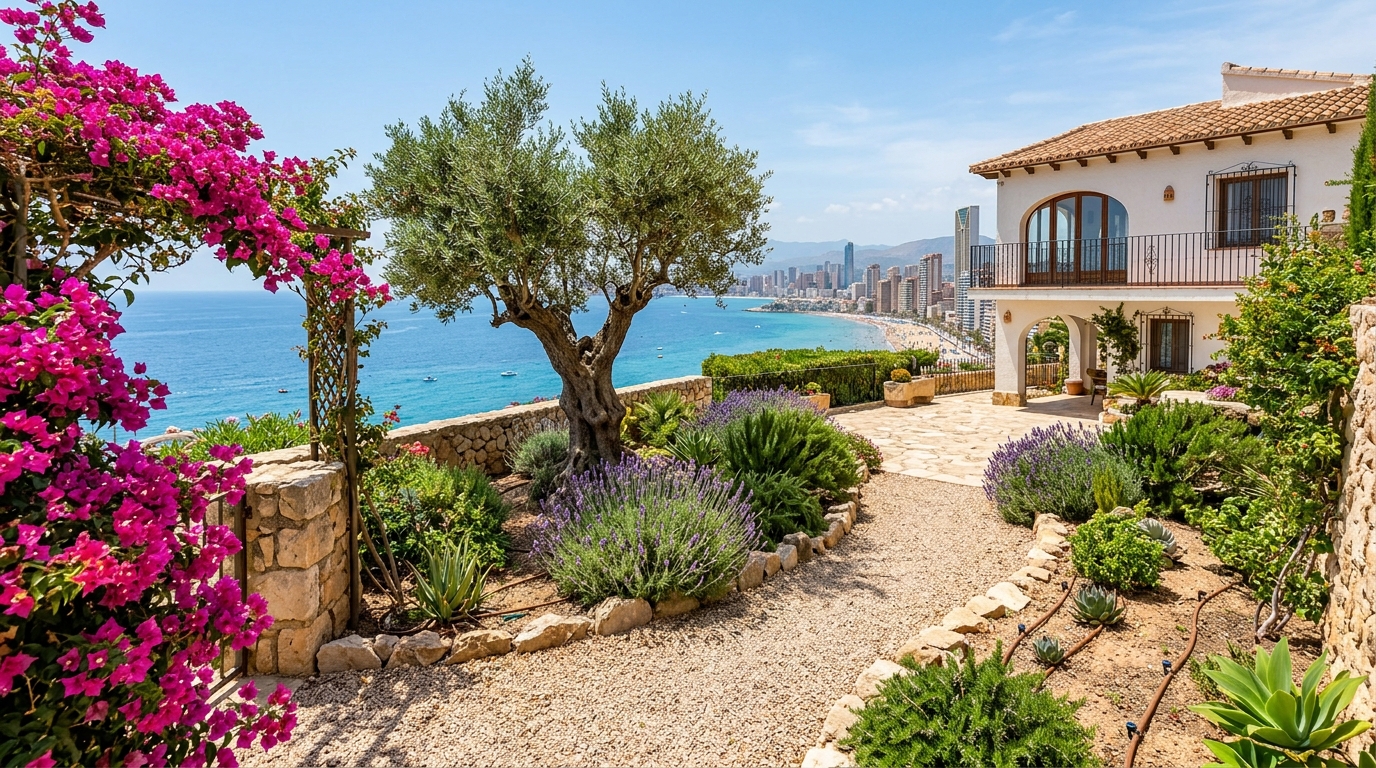 Mantenimiento de Jardines para extranjeros en Benidorm, Costa Blanca, España