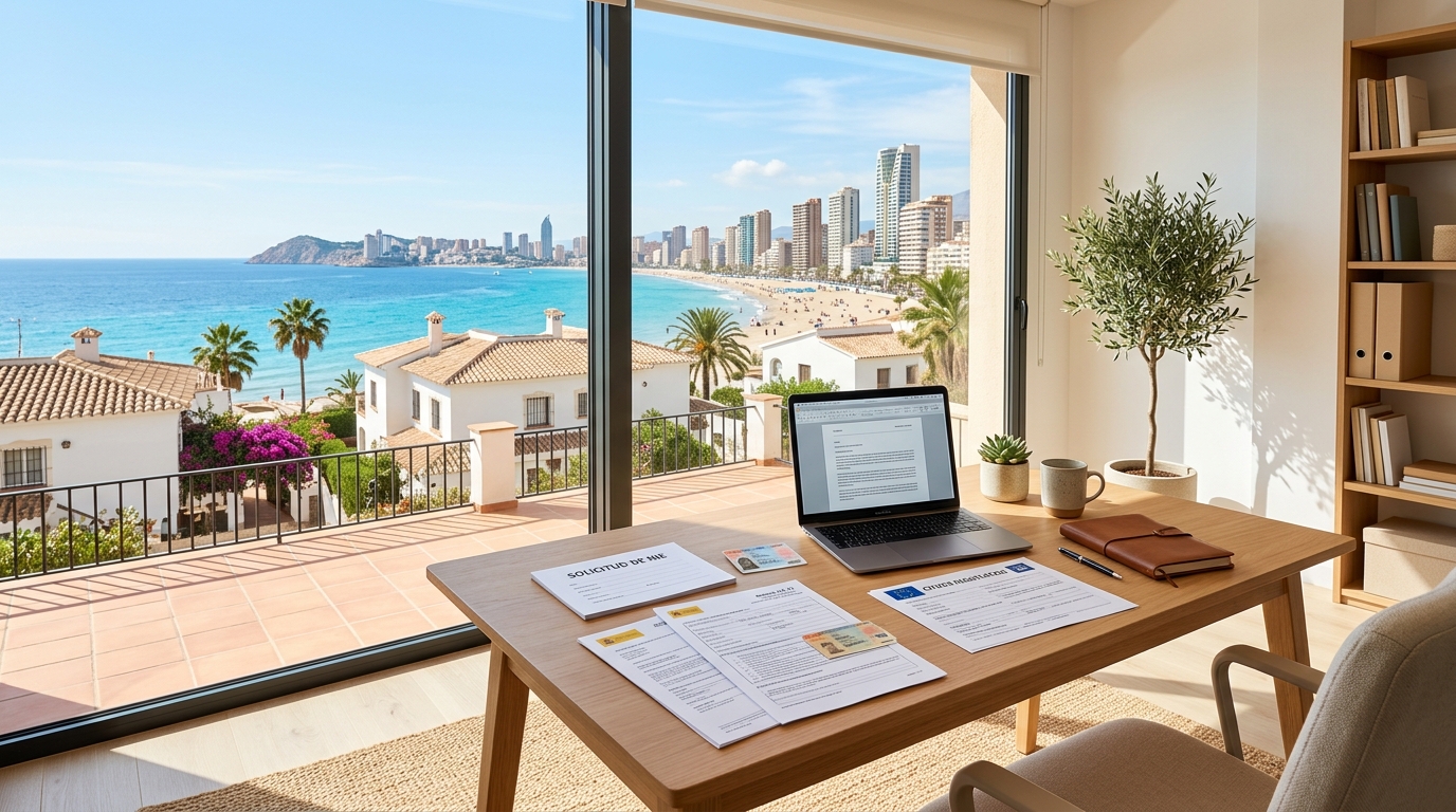 Tramitación del NIE para extranjeros en Benidorm, Costa Blanca, España