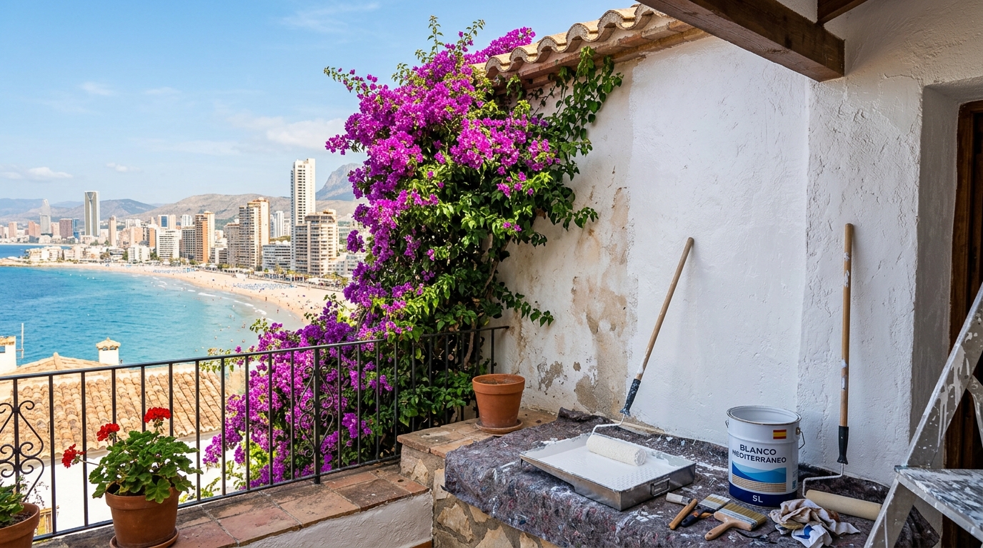 Pintura y Decoración para extranjeros en Benidorm, Costa Blanca, España