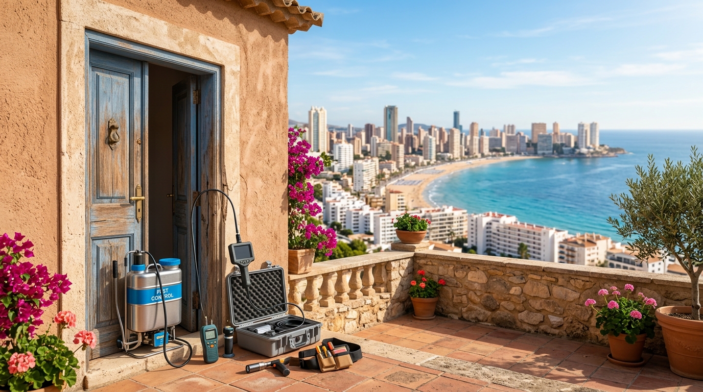 Control de Plagas para extranjeros en Benidorm, Costa Blanca, España