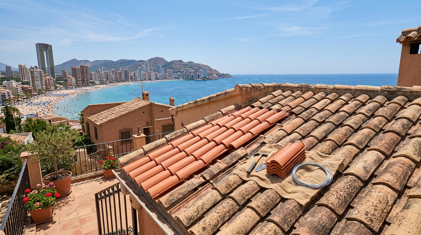 Servicios de Tejados para extranjeros en Benidorm, Costa Blanca, España