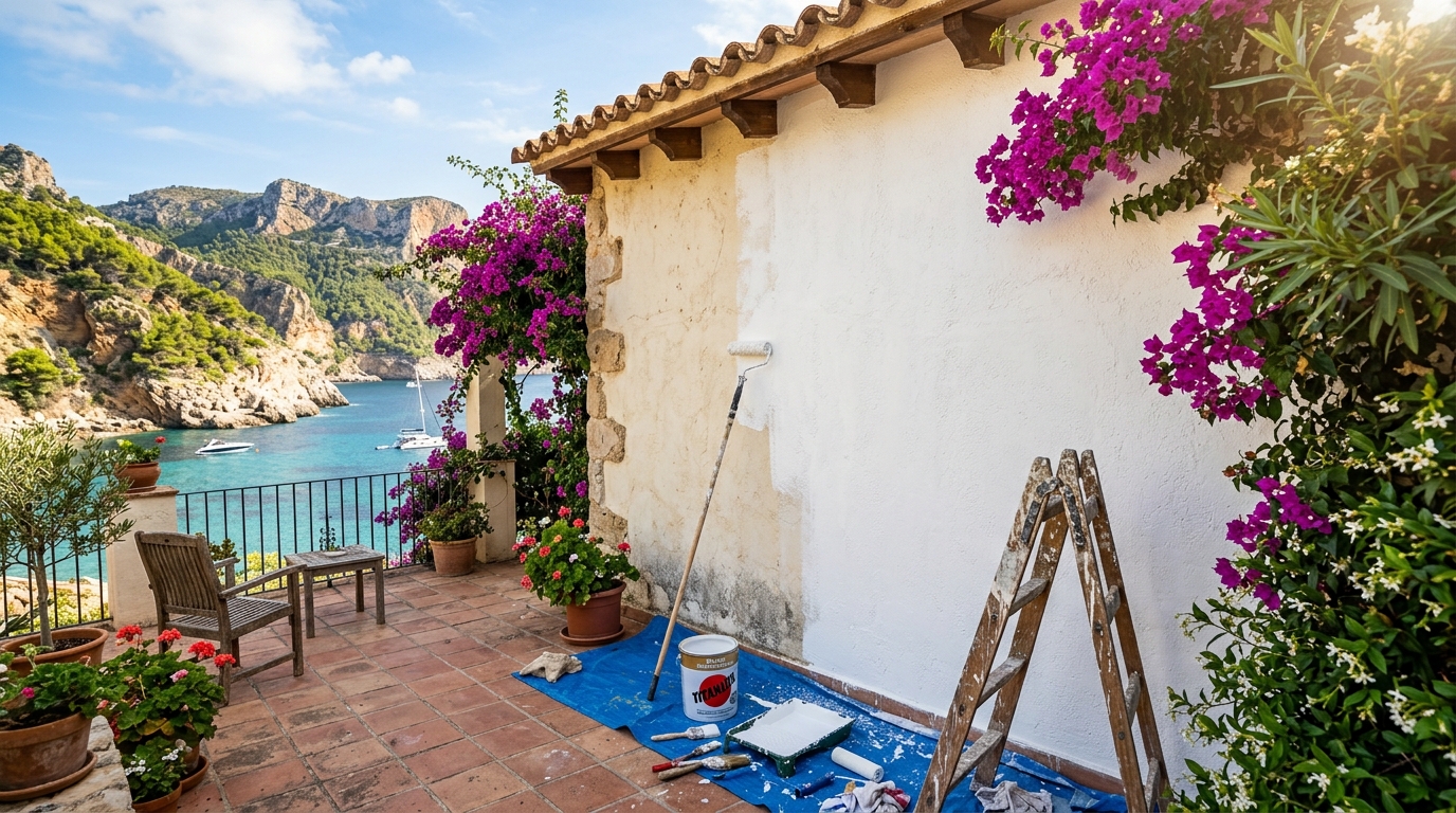 Schilder- & Decoratiewerk voor expats in Benissa, Costa Blanca, Spanje