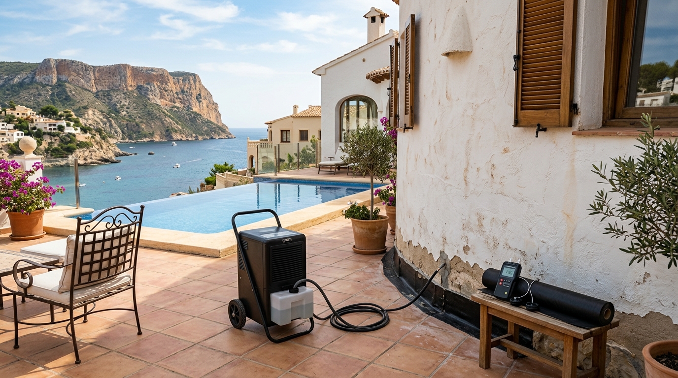 Vochtbestrijding & Schimmelbehandeling voor expats in Benitachell, Costa Blanca, Spanje