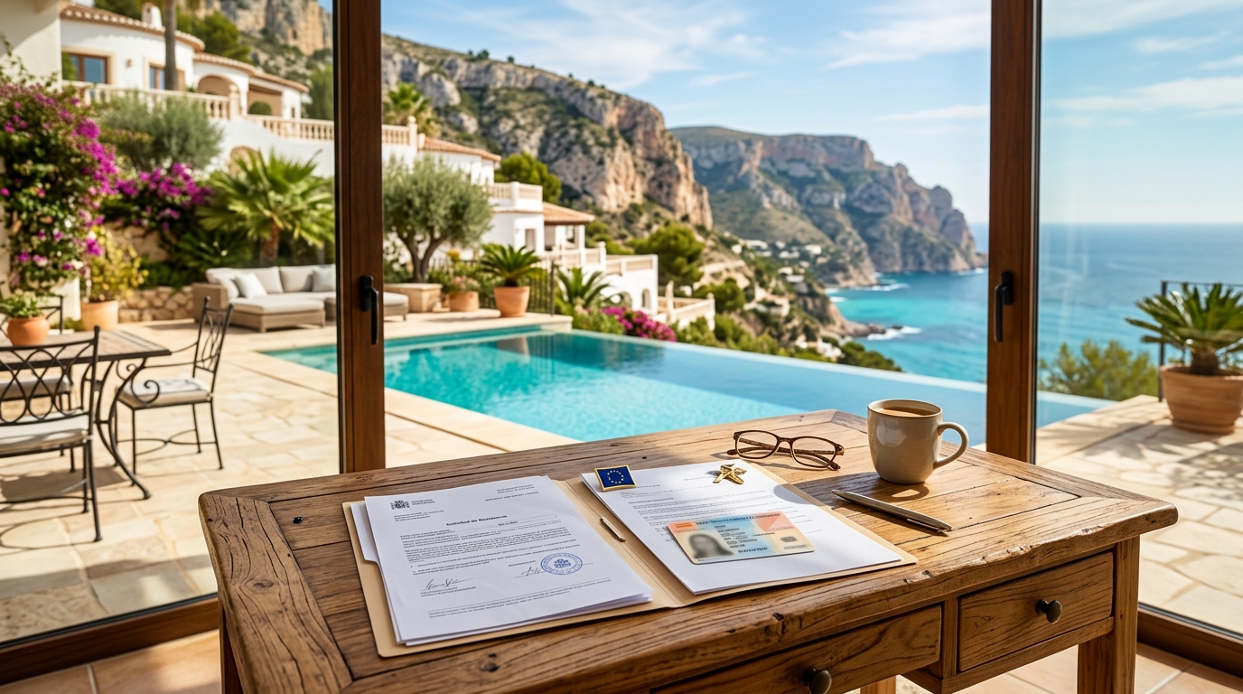 Residencia y Tarjeta TIE para extranjeros en Benitachell, Costa Blanca, España