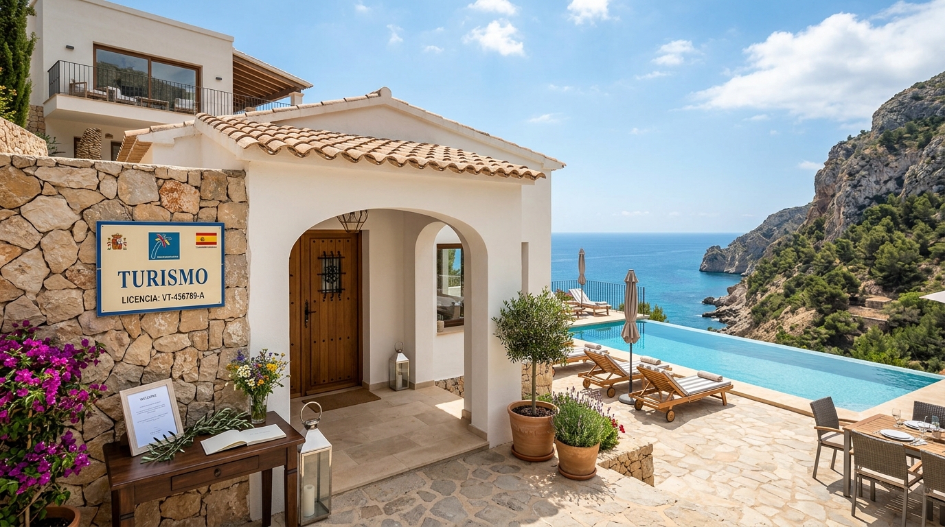 Licencia de Alquiler Turístico para extranjeros en Benitachell, Costa Blanca, España