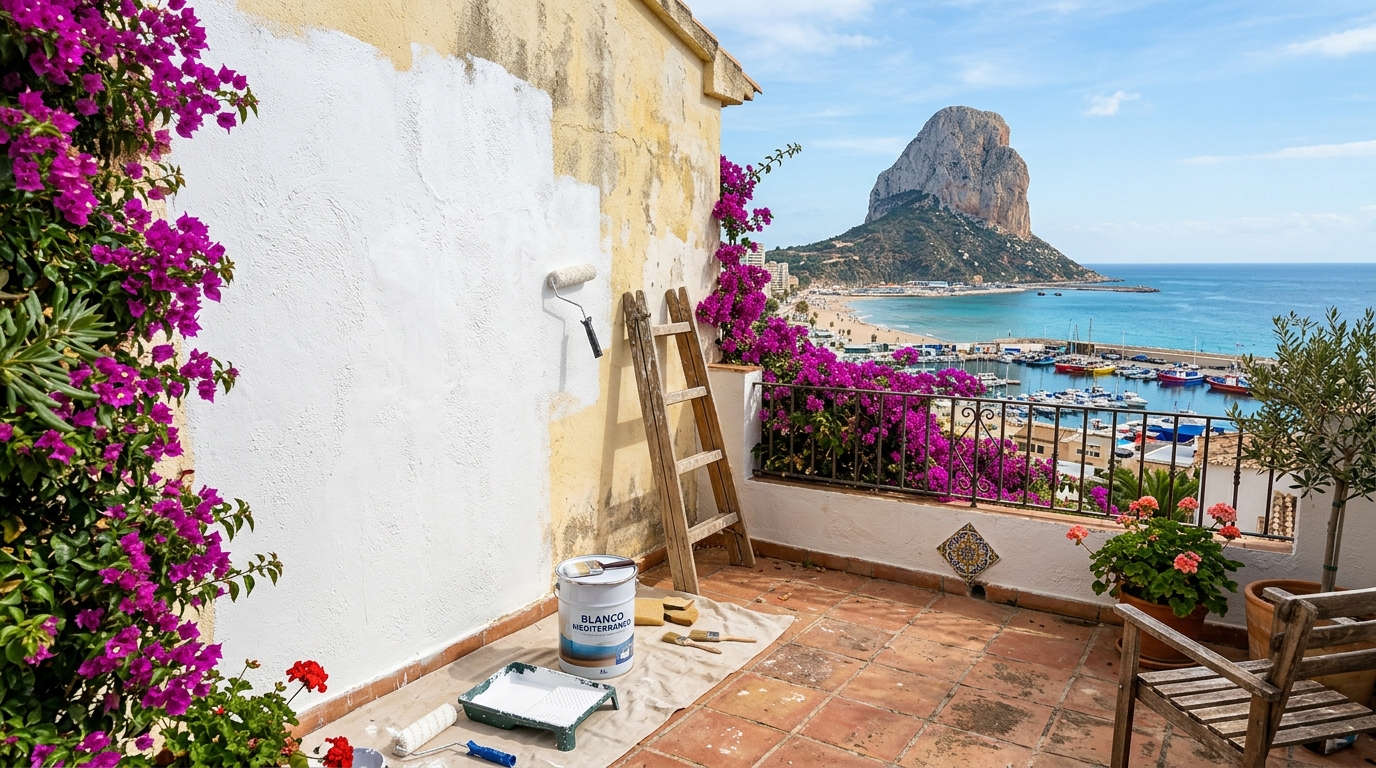 Schilder- & Decoratiewerk voor expats in Calpe, Costa Blanca, Spanje