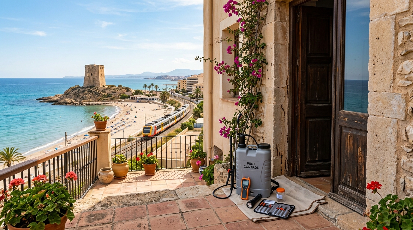 Ongediertebestrijding voor expats in El Campello, Costa Blanca, Spanje