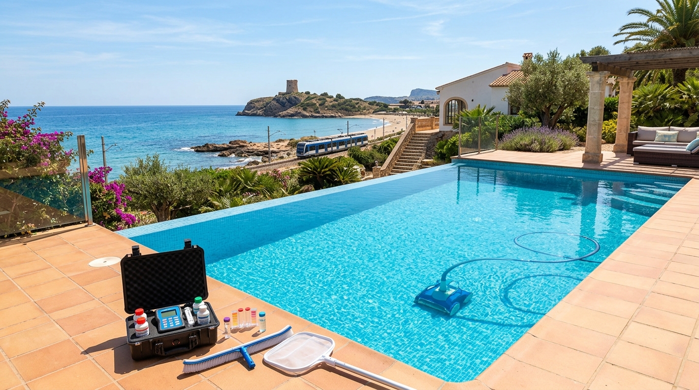 Zwembadonderhoud voor expats in El Campello, Costa Blanca, Spanje