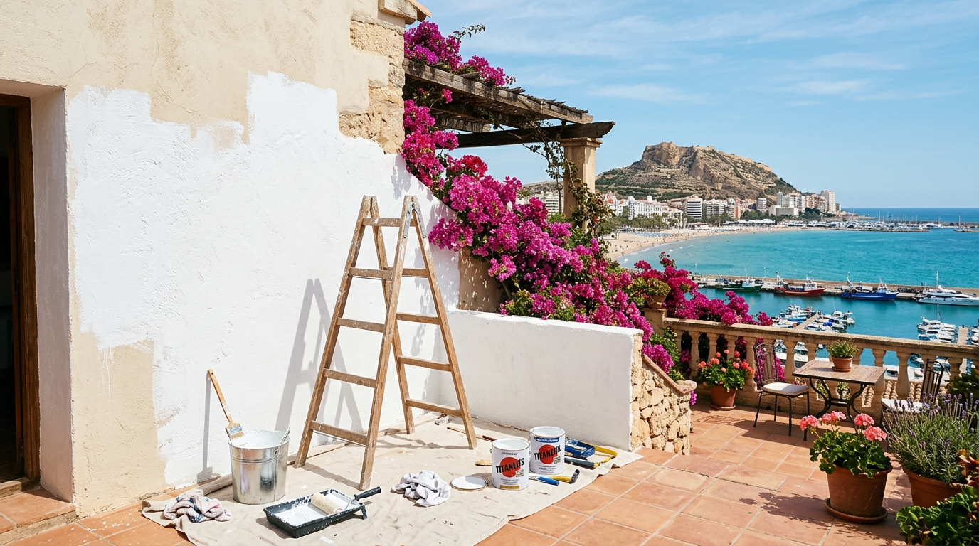 Schilder- & Decoratiewerk voor expats in Dénia, Costa Blanca, Spanje