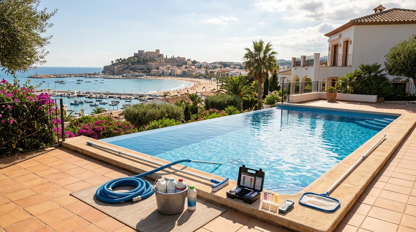 Zwembadonderhoud voor expats in Dénia, Costa Blanca, Spanje