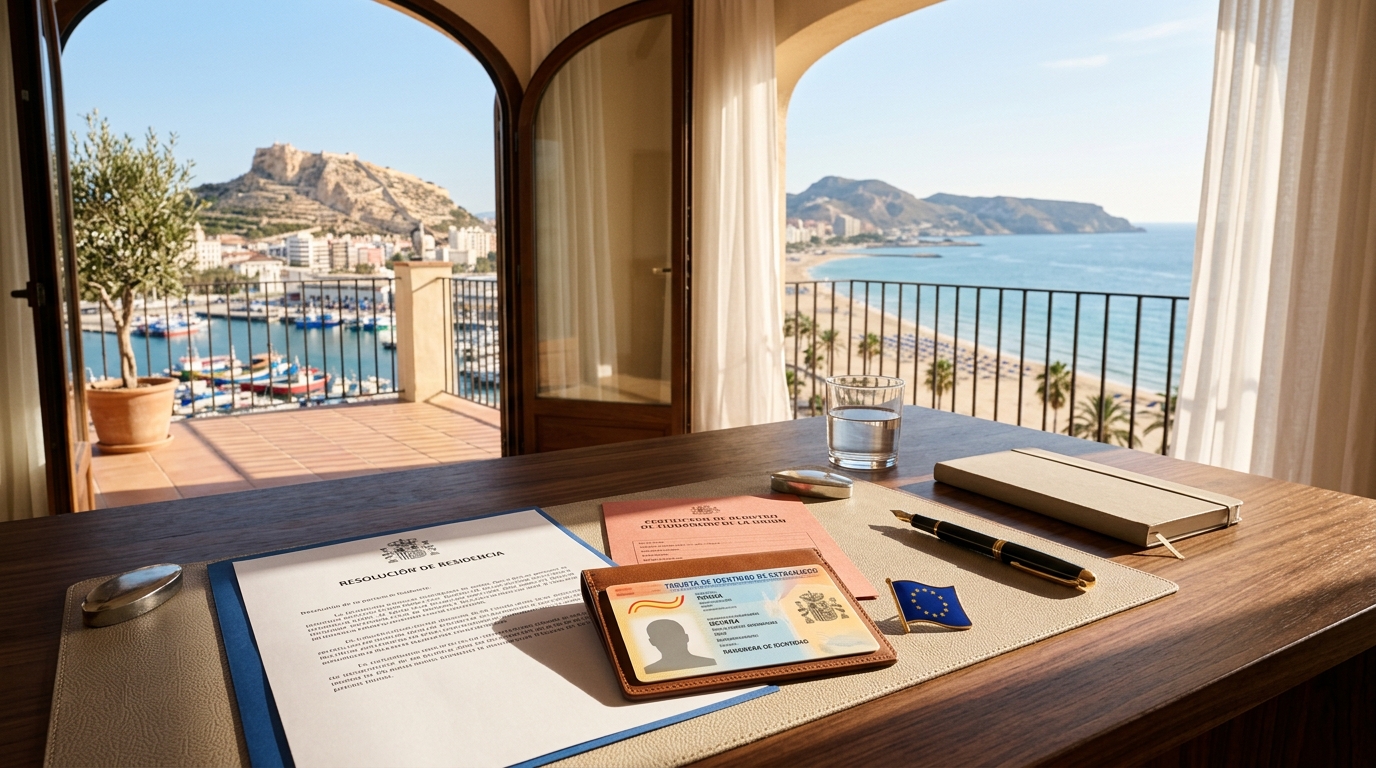 Residencia y Tarjeta TIE para extranjeros en Dénia, Costa Blanca, España