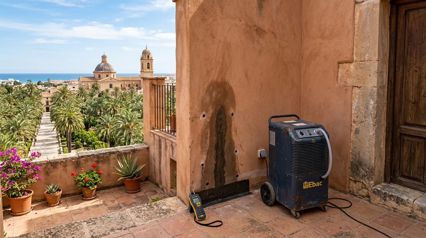 Vochtbestrijding & Schimmelbehandeling voor expats in Elche, Costa Blanca, Spanje