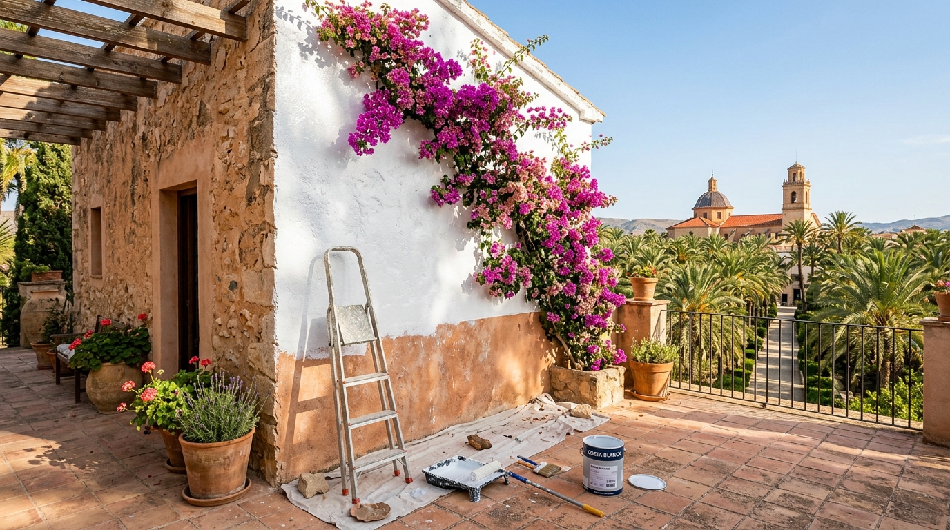 Schilder- & Decoratiewerk voor expats in Elche, Costa Blanca, Spanje