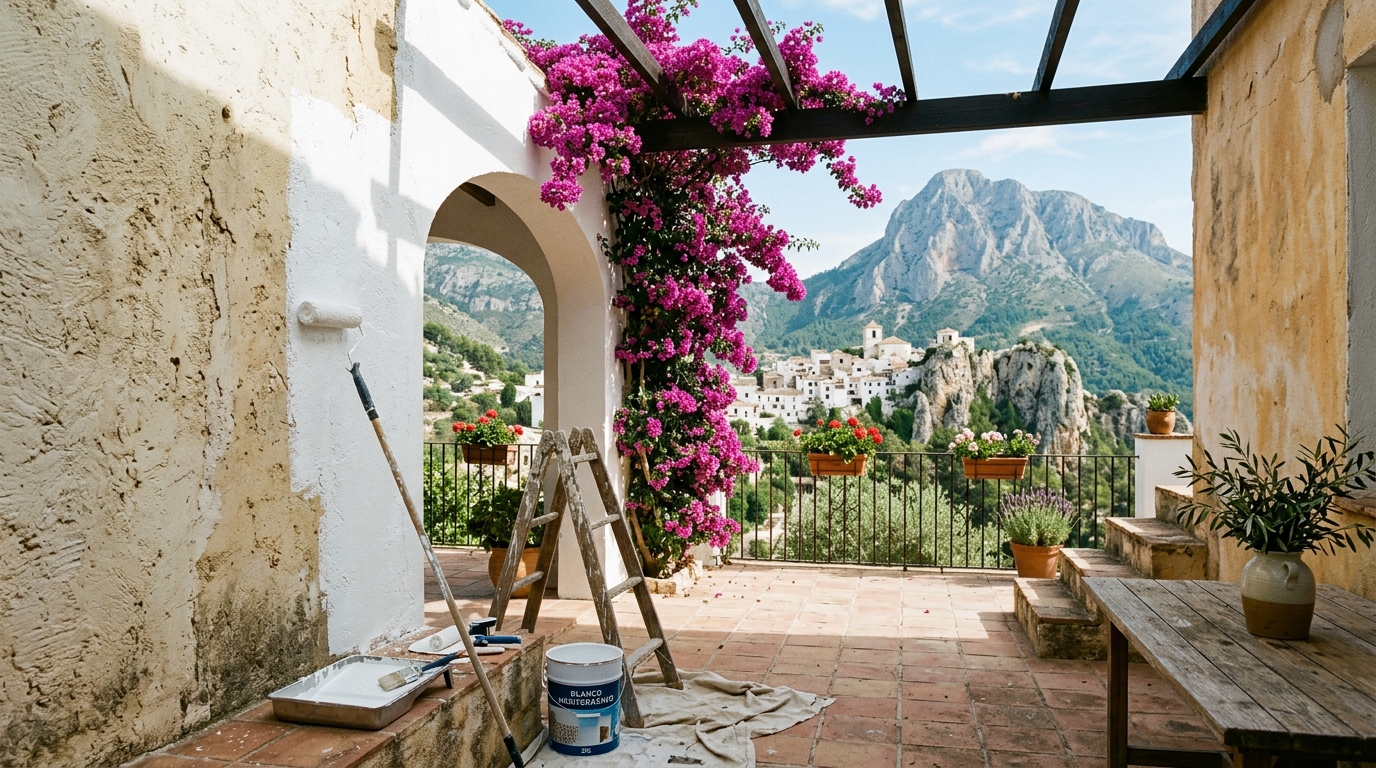 Schilder- & Decoratiewerk voor expats in Finestrat, Costa Blanca, Spanje