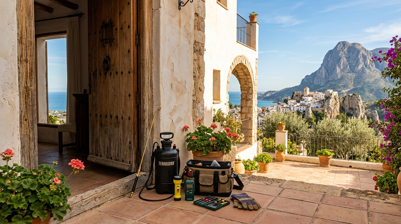 Ongediertebestrijding voor expats in Finestrat, Costa Blanca, Spanje