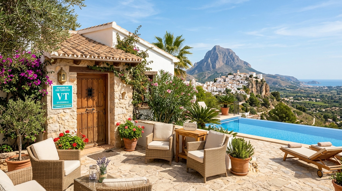 Turistuthyrningslicens för expats i Finestrat, Costa Blanca, Spanien