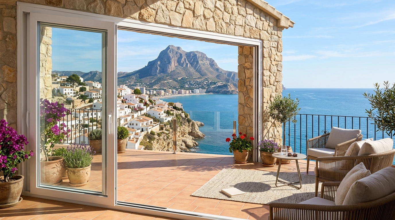 Ramen & Beglazing voor expats in Finestrat, Costa Blanca, Spanje