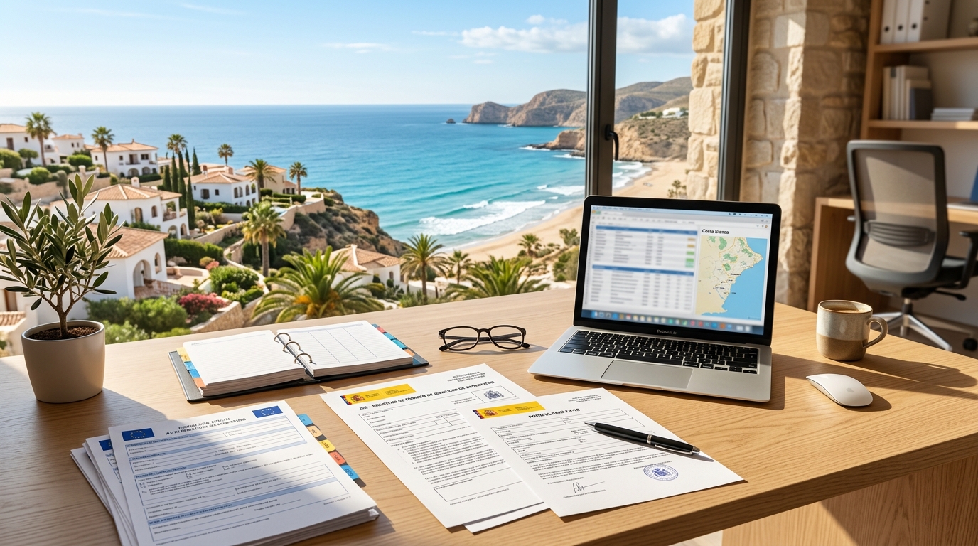 Tramitación del NIE para extranjeros en Gran Alacant, Costa Blanca, España