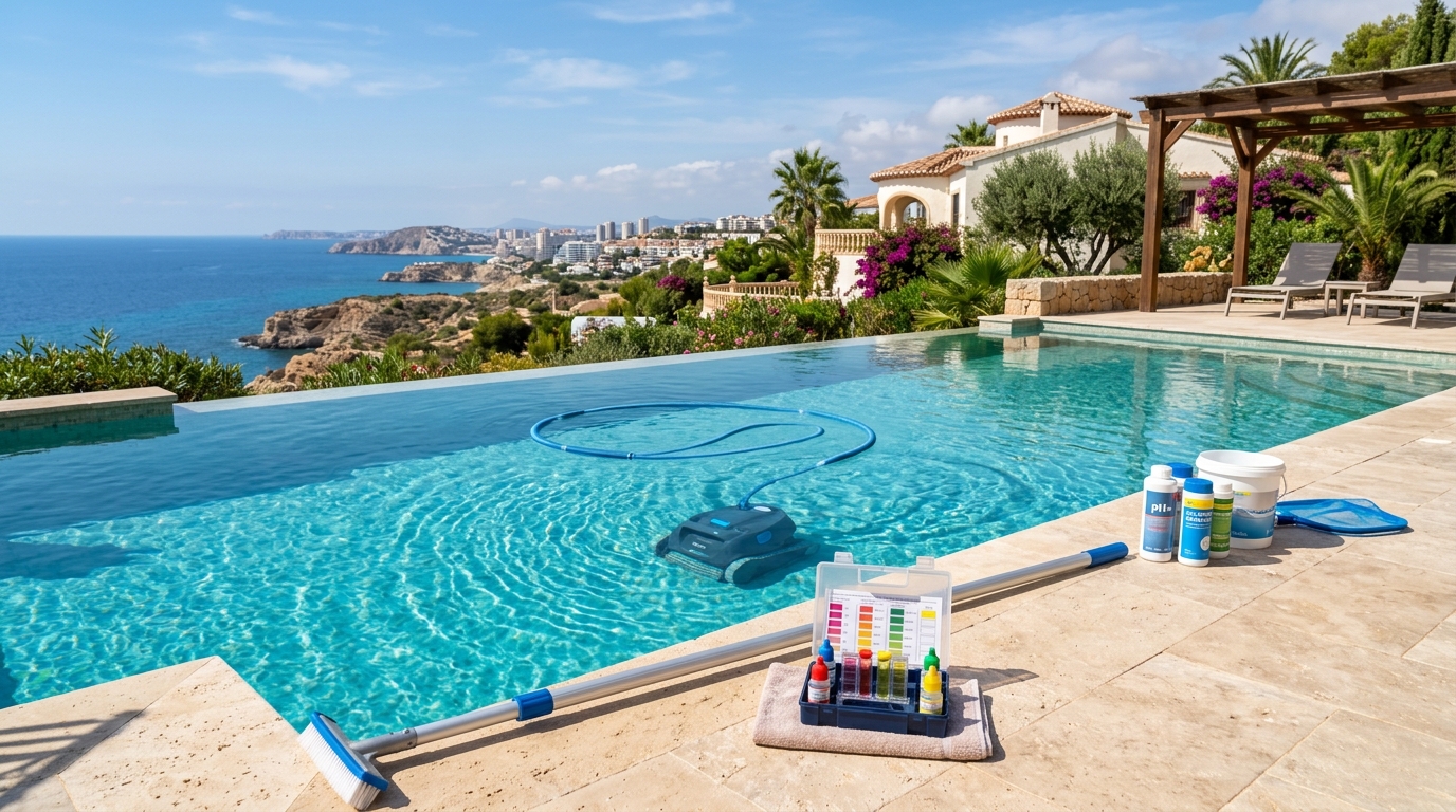 Zwembadonderhoud voor expats in Gran Alacant, Costa Blanca, Spanje