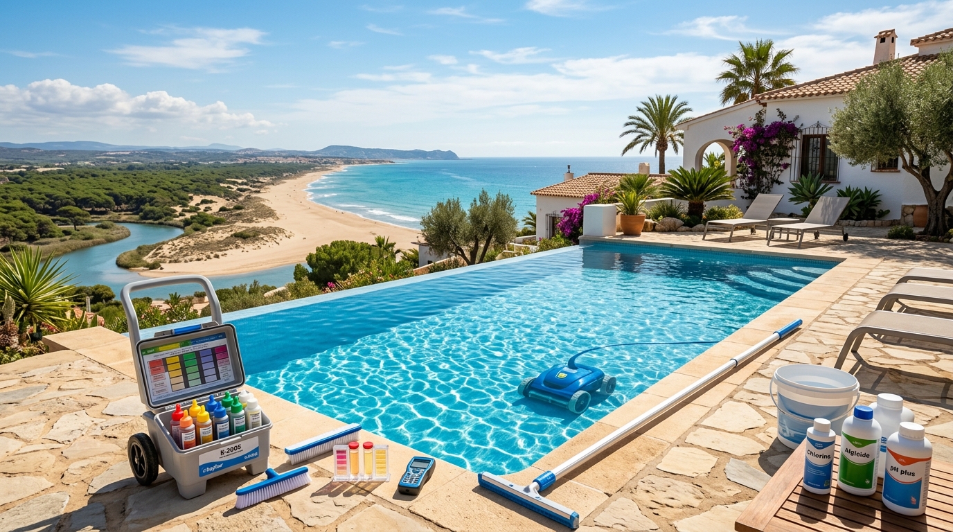 Zwembadonderhoud voor expats in Guardamar del Segura, Costa Blanca, Spanje