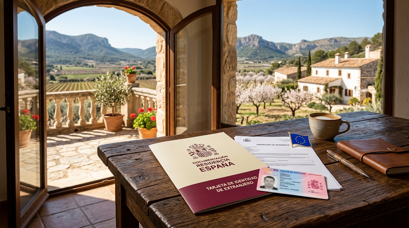 Residencia y Tarjeta TIE para extranjeros en Jalón, Costa Blanca, España