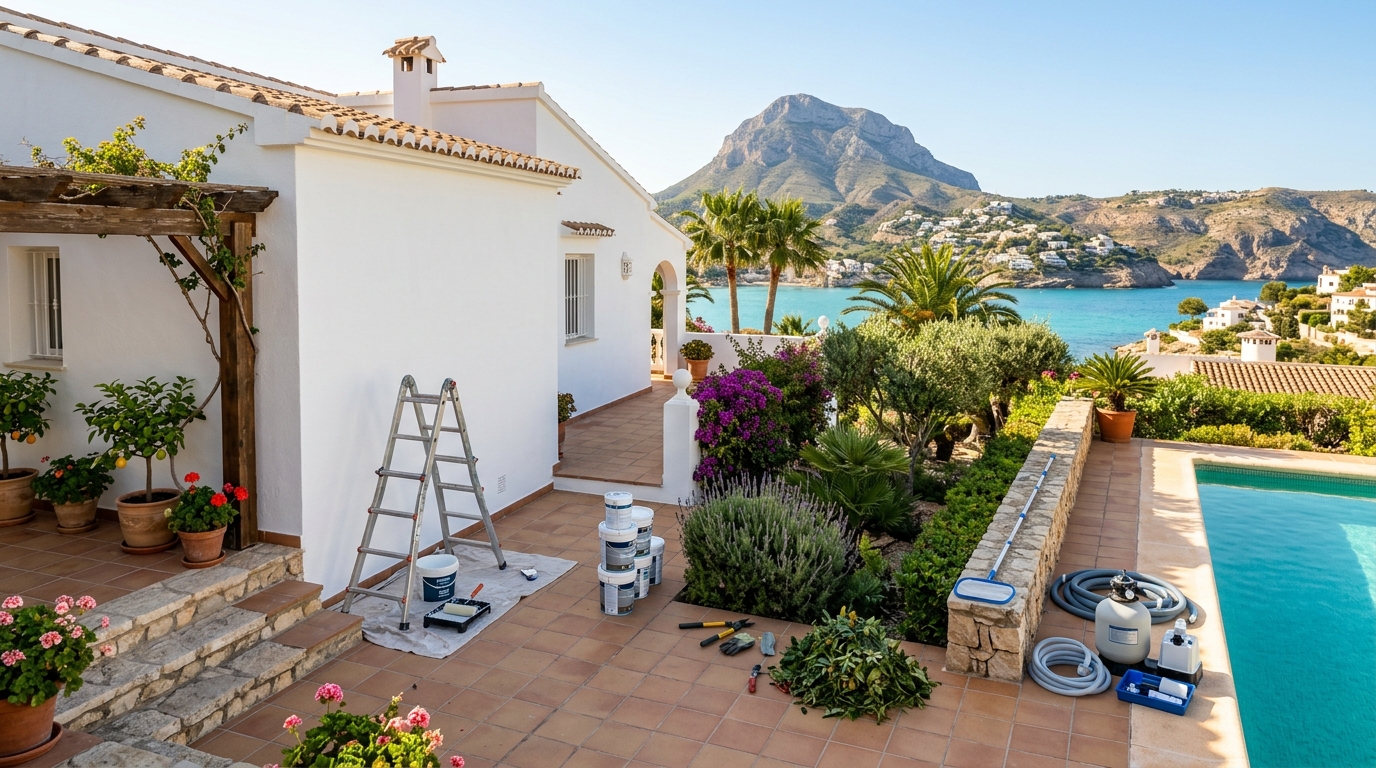 Coördinatie Woningonderhoud voor woningeigenaren in Jávea, Costa Blanca, Spanje