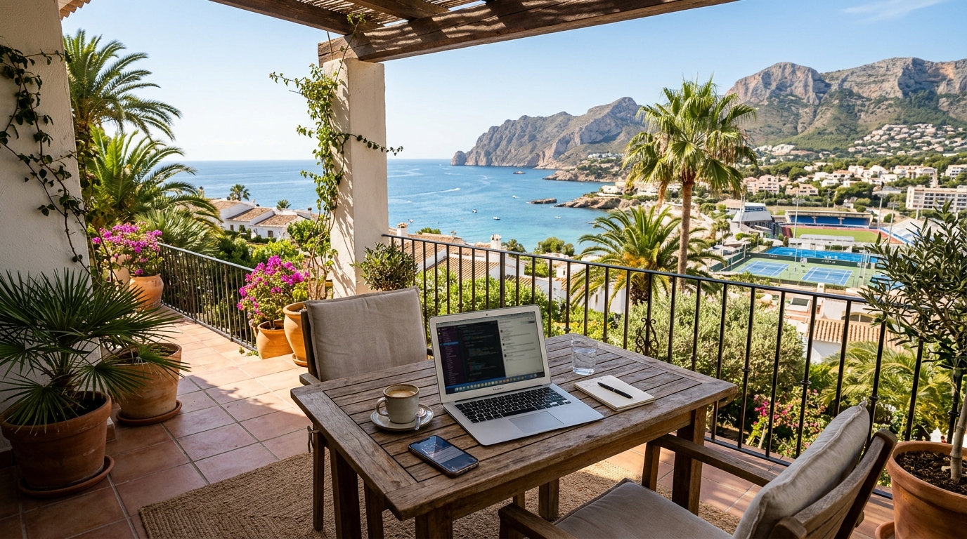 Digitalt Nomadvisum Spanien för expats i La Nucía, Costa Blanca, Spanien