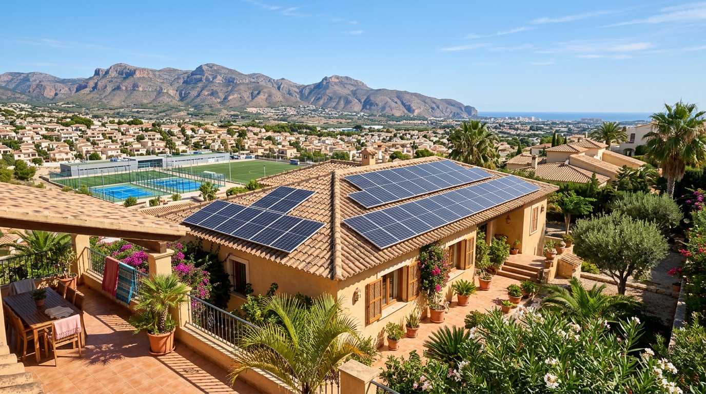 Zonnepanelen Installatie voor expats in La Nucía, Costa Blanca, Spanje