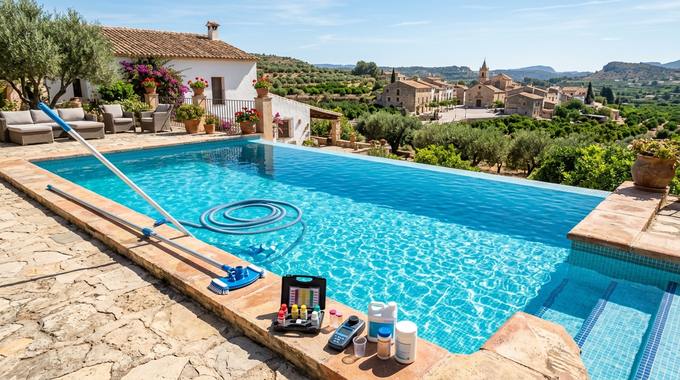 Zwembadonderhoud voor expats in Los Montesinos, Costa Blanca, Spanje