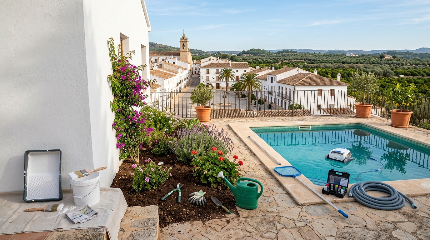 Koordinering av Fastighetsunderhåll för fastighetsägare i Los Montesinos, Costa Blanca, Spanien