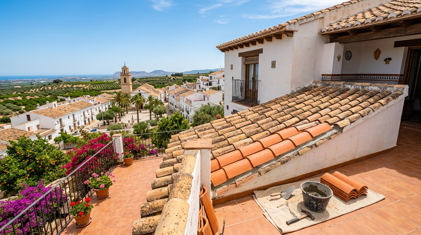 Dakwerkzaamheden voor expats in Los Montesinos, Costa Blanca, Spanje