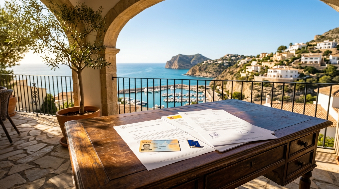 Residencia y Tarjeta TIE para extranjeros en Moraira, Costa Blanca, España