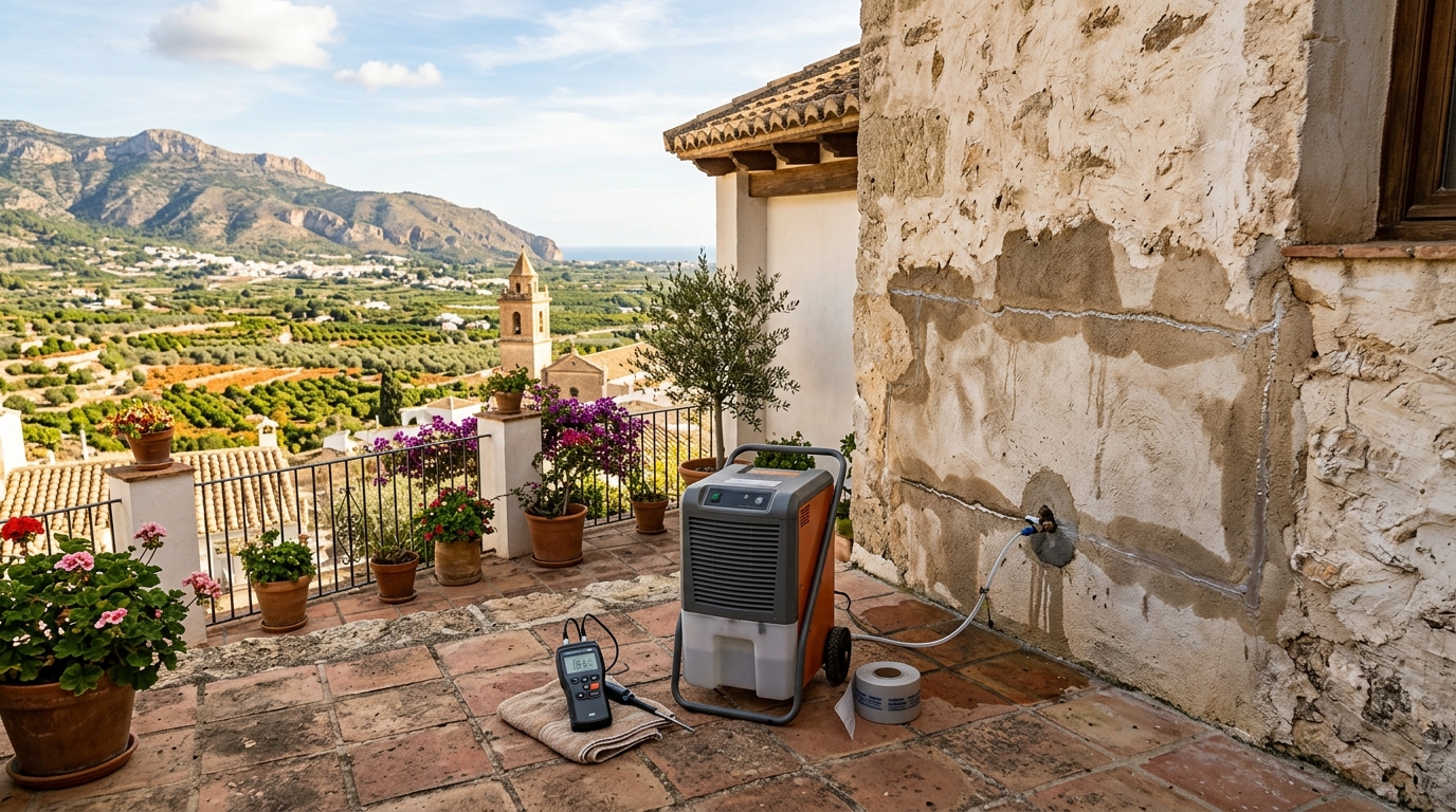 Vochtbestrijding & Schimmelbehandeling voor expats in Ondara, Costa Blanca, Spanje