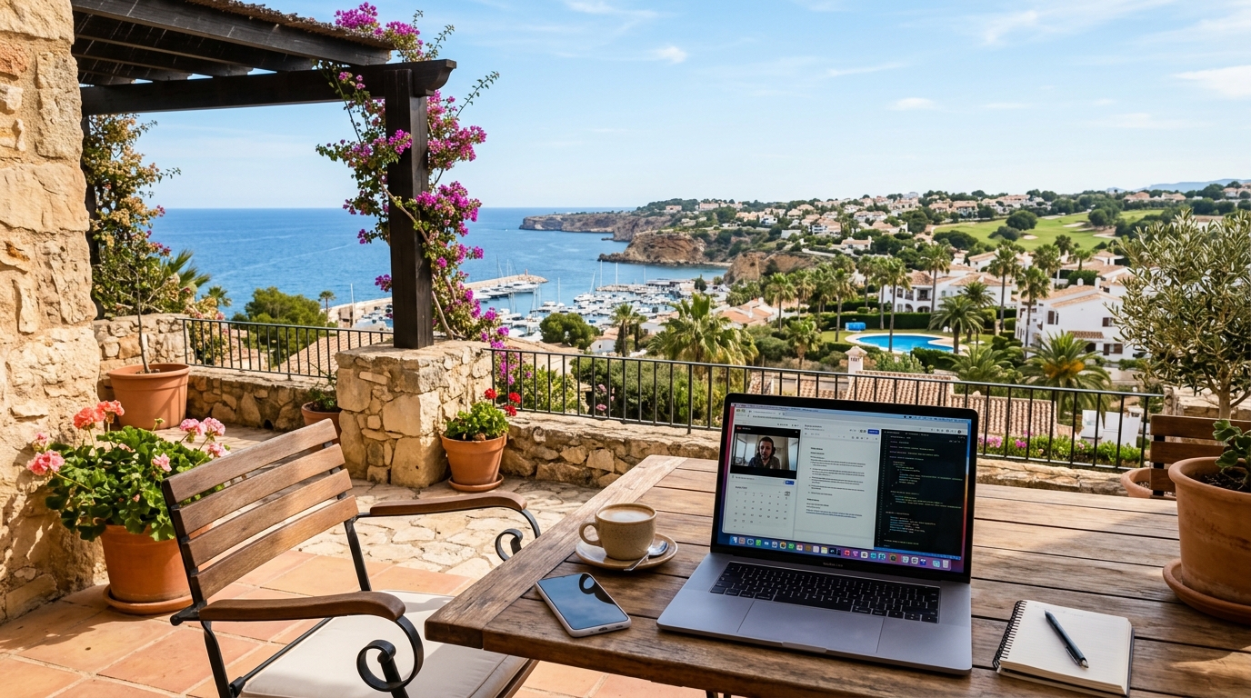 Visado Nómada Digital para extranjeros en Orihuela Costa, Costa Blanca, España