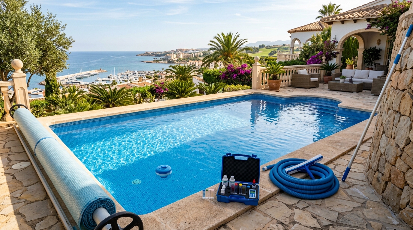 Zwembadonderhoud voor expats in Orihuela Costa, Costa Blanca, Spanje