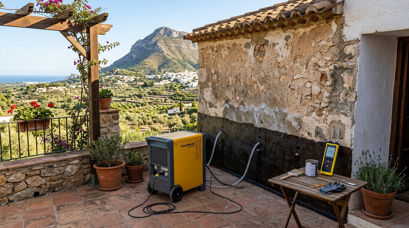 Vochtbestrijding & Schimmelbehandeling voor expats in Pedreguer, Costa Blanca, Spanje