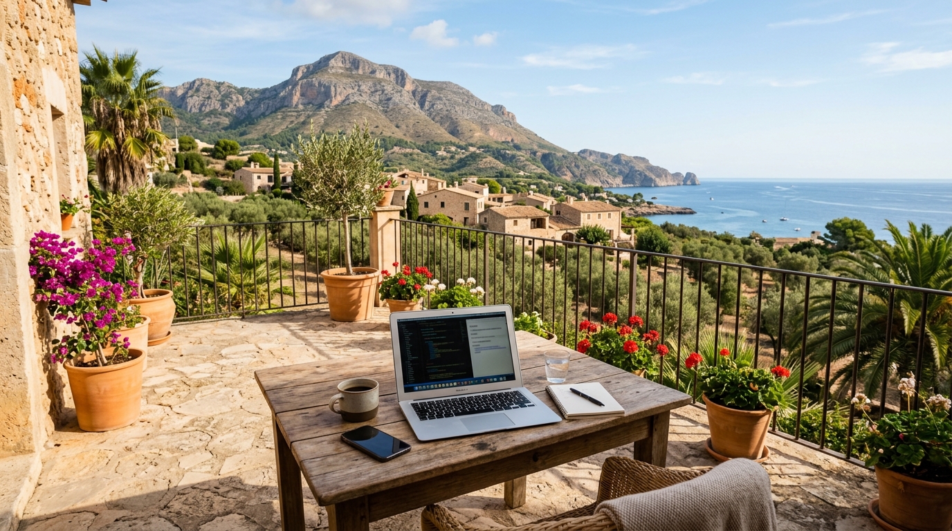 Digitalt Nomadvisum Spanien för expats i Pedreguer, Costa Blanca, Spanien