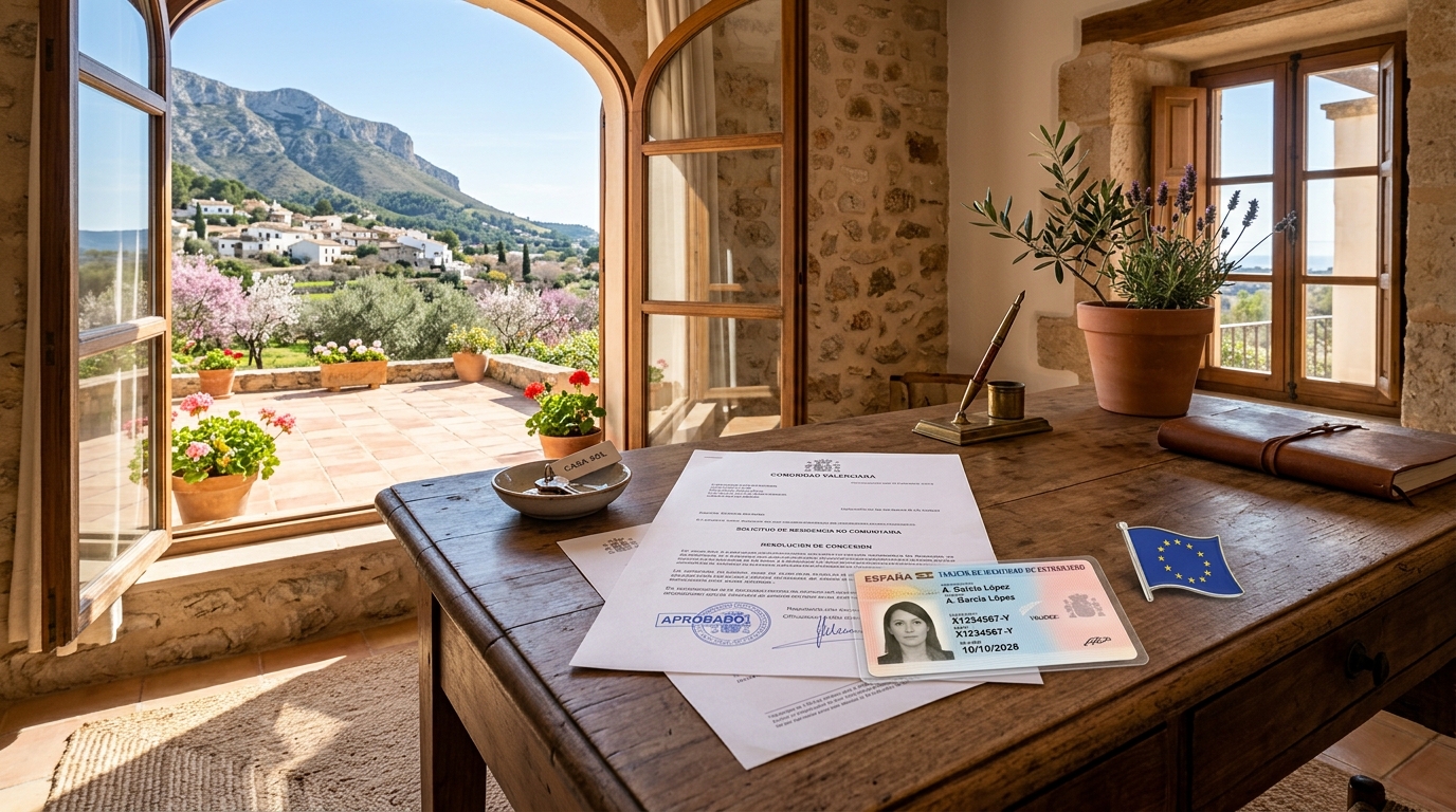 Verblijfsvergunning & TIE-kaart voor expats in Pedreguer, Costa Blanca, Spanje