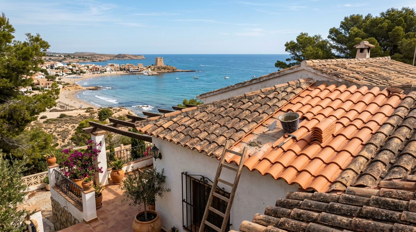 Dakwerkzaamheden voor expats in Pilar de la Horadada, Costa Blanca, Spanje