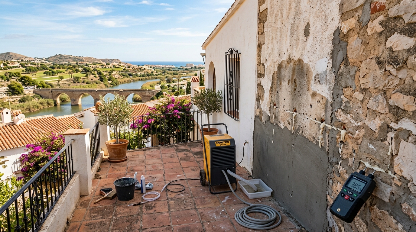 Vochtbestrijding & Schimmelbehandeling voor expats in Rojales, Costa Blanca, Spanje