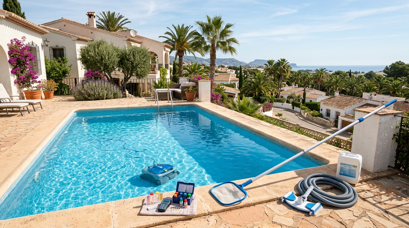 Zwembadonderhoud voor expats in San Fulgencio, Costa Blanca, Spanje