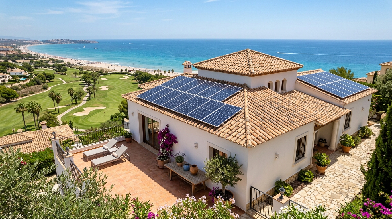 Zonnepanelen Installatie voor expats in San Juan de Alicante, Costa Blanca, Spanje