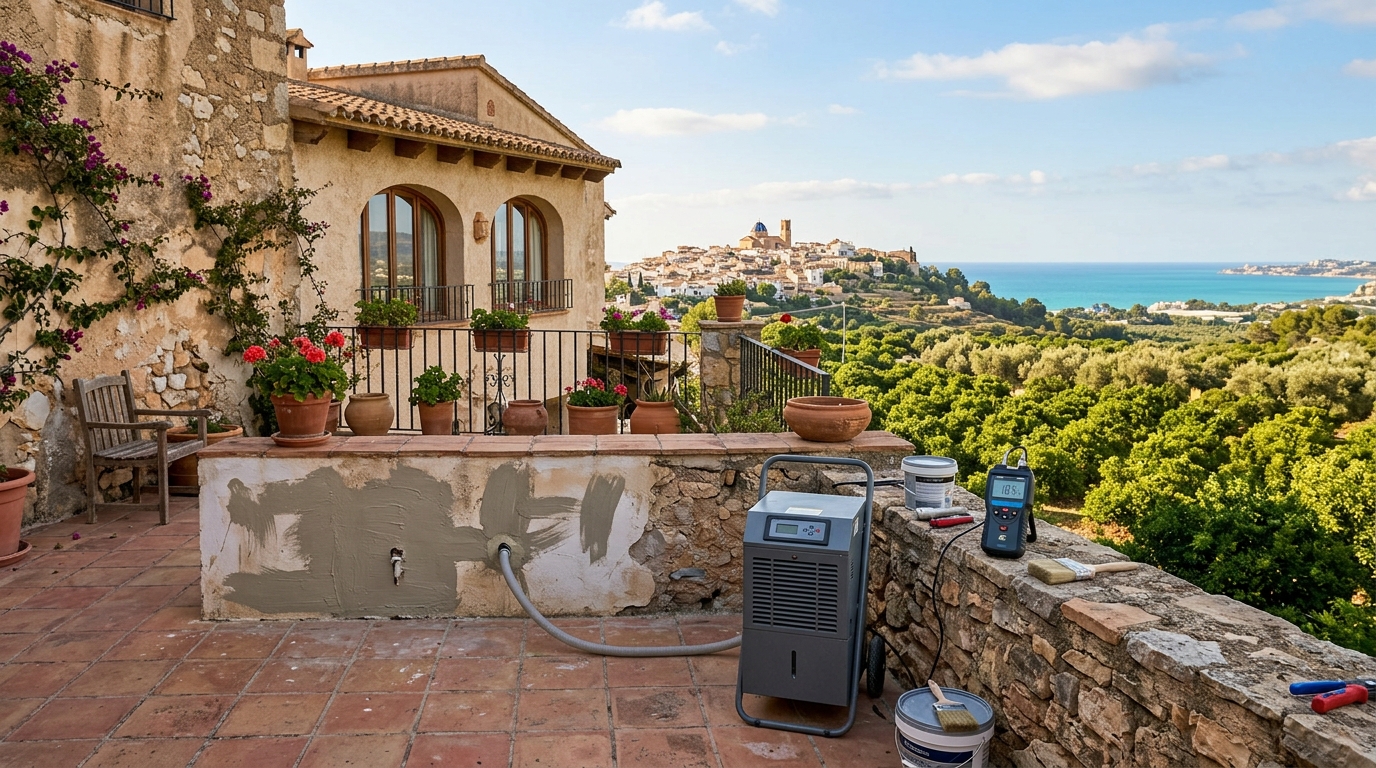 Vochtbestrijding & Schimmelbehandeling voor expats in San Miguel de Salinas, Costa Blanca, Spanje