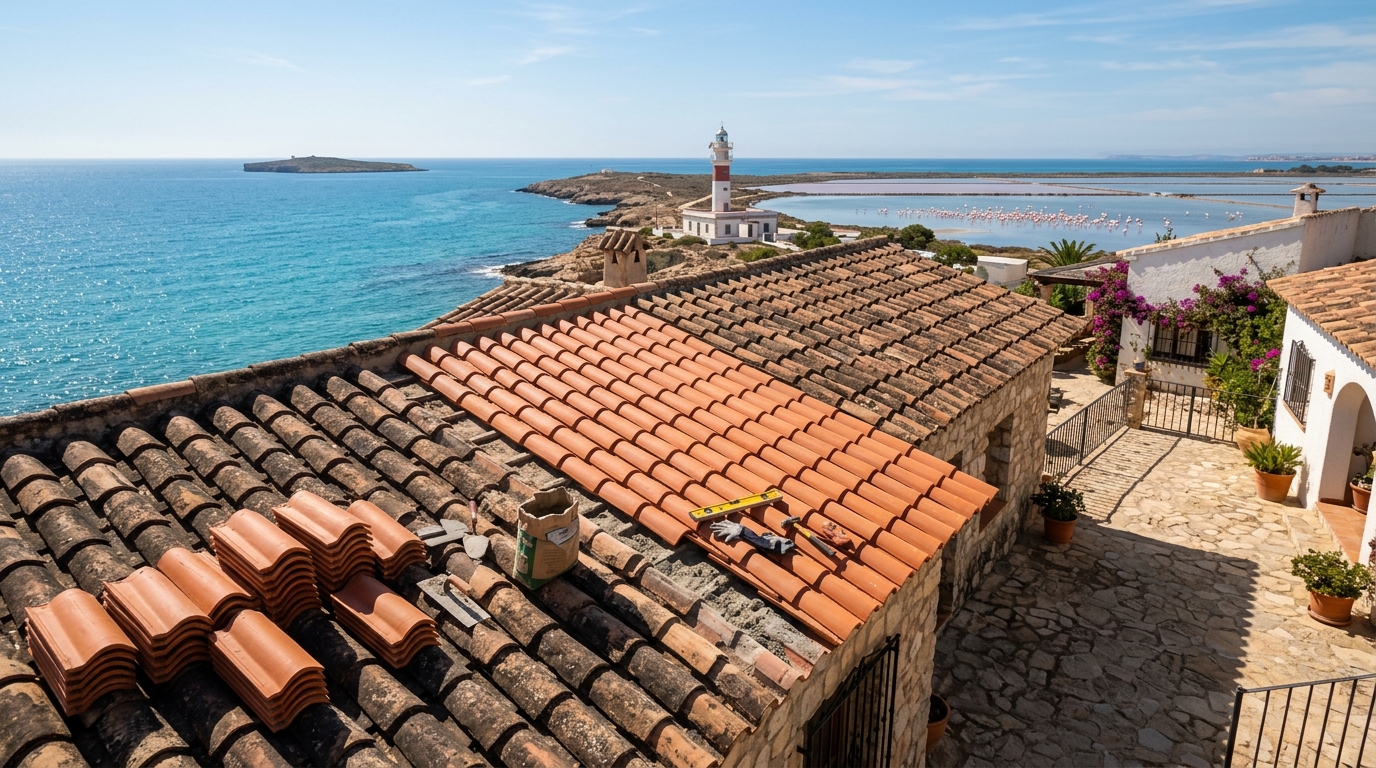 Dakwerkzaamheden voor expats in Santa Pola, Costa Blanca, Spanje