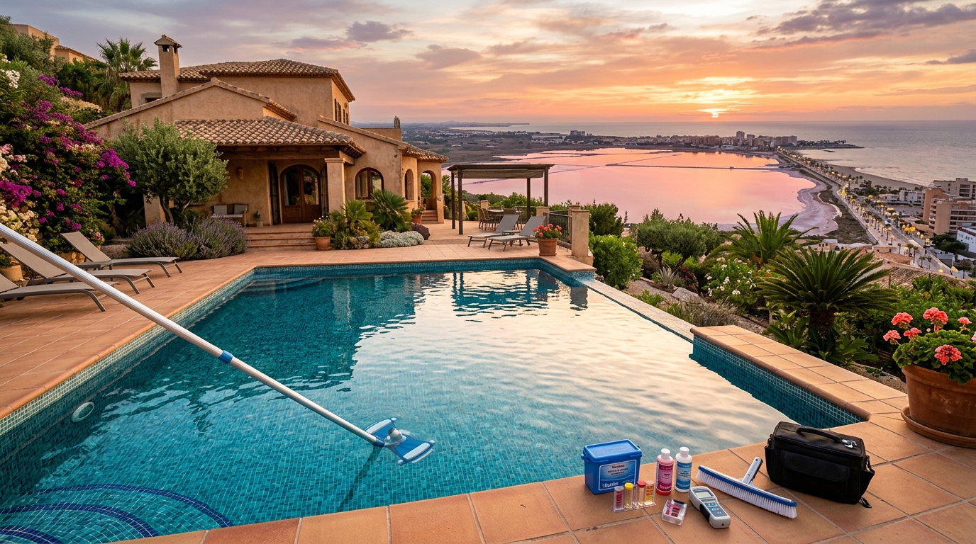 Zwembadonderhoud voor expats in Torrevieja, Costa Blanca, Spanje